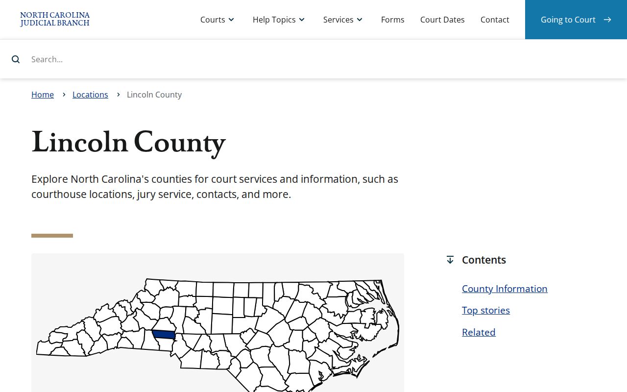 Lincoln County criminal court cases services hub