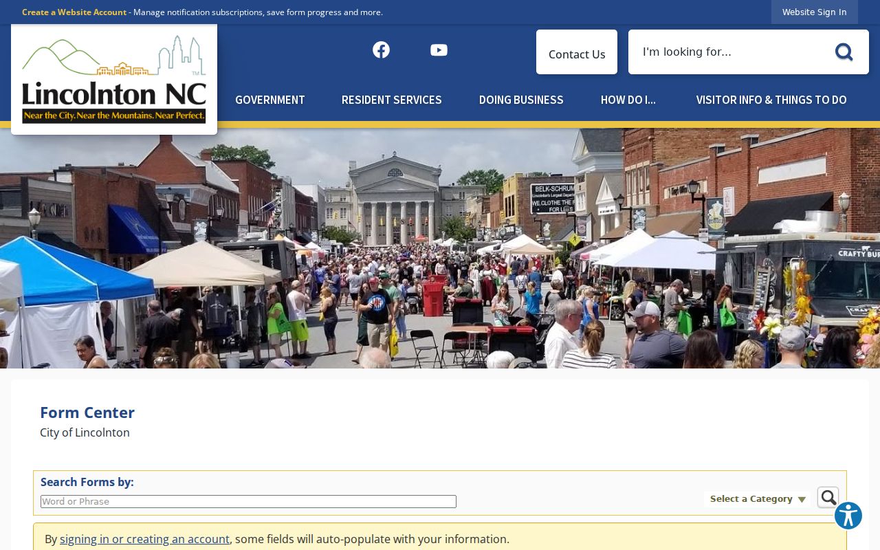 Lincolnton criminal records city request form center