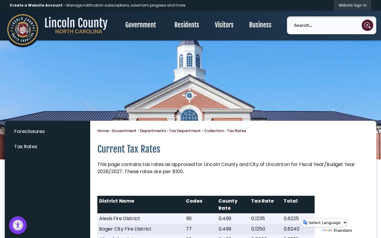 Maiden criminal records Lincoln County portion designation